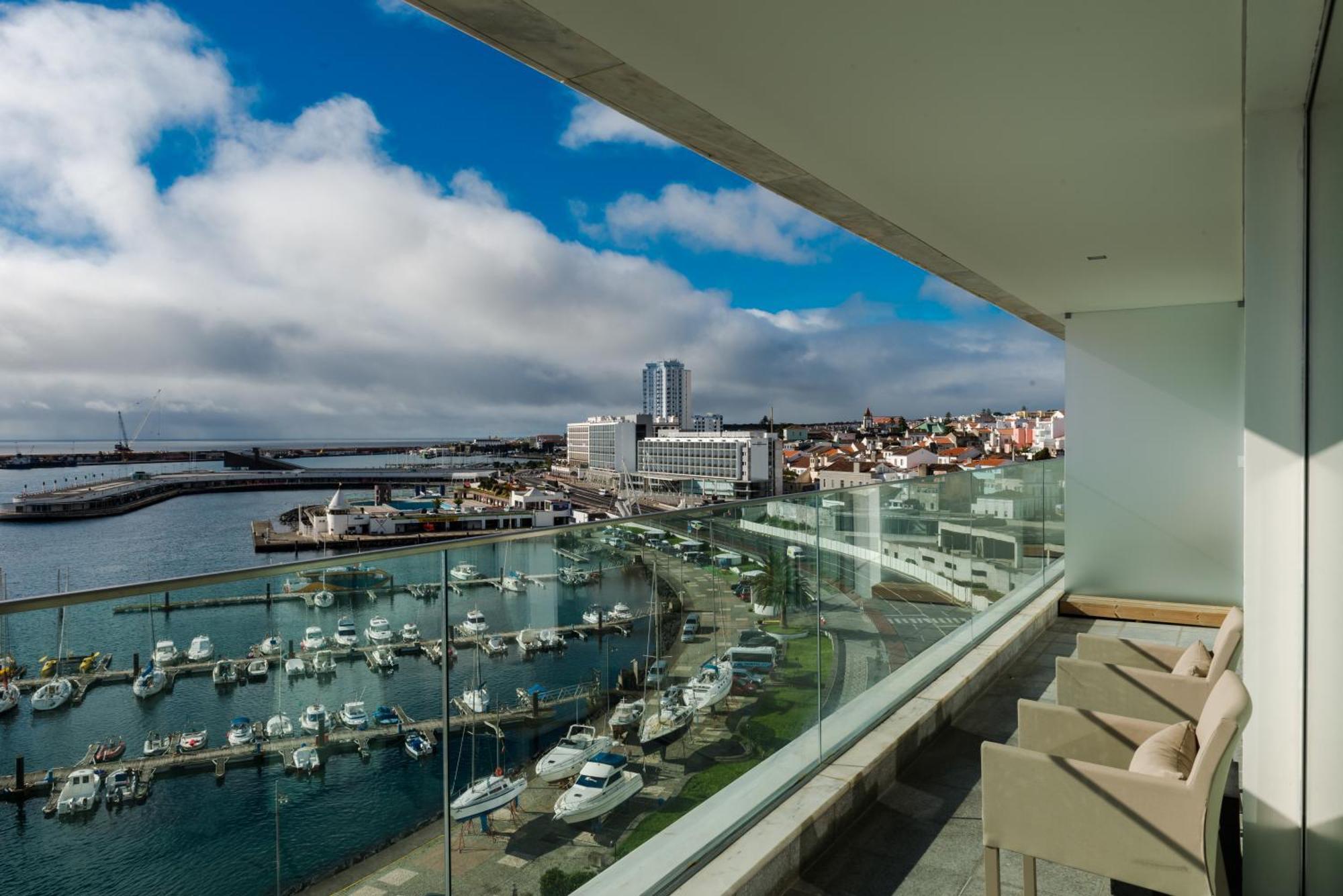 Octant Ponta Delgada Hotel Exterior photo View from a balcony