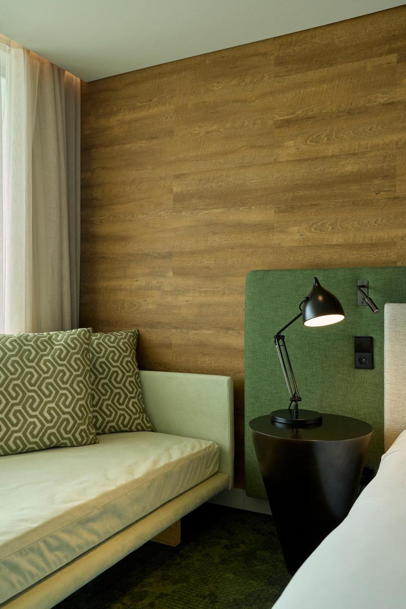 Octant Ponta Delgada Hotel Exterior photo A wall covered with wood wool